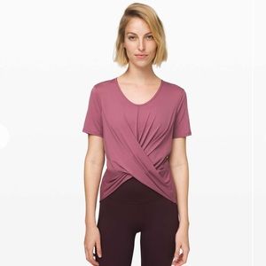 Lululemon Do the Daily SS shirt - color: “plumful”